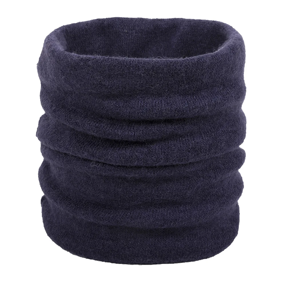 Зимние вязаные шарфы для детей шарфы-кольца мальчиков и девочек детский шейный