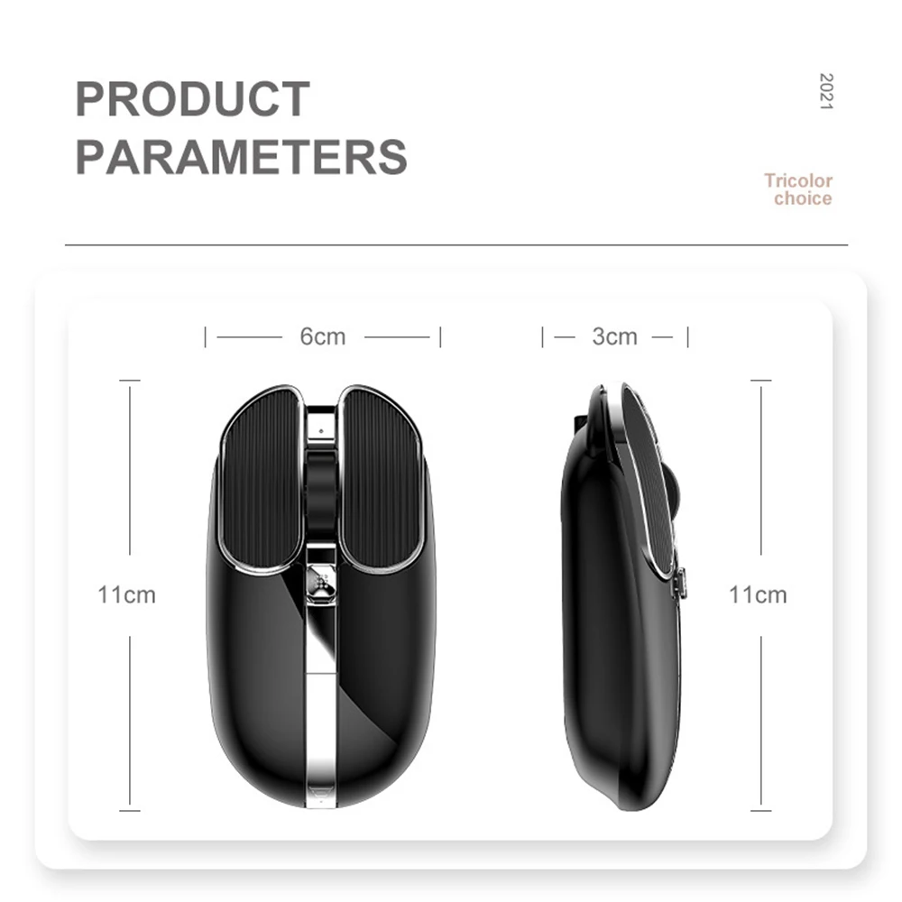 

Office Wireless Computer Mouse USB Silent Ergonomic Mouse2.4GHz Optical Mouse Noiseless Mouse for Gamers Suitable for PC Laptops