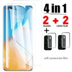 Защитная Гидрогелевая пленка 4 в 1 для Huawei P30 Pro P40 Pro P20 P50 Pro, закаленное стекло для Huawei Mate 40 Pro 20 Pro 30 Pro 20