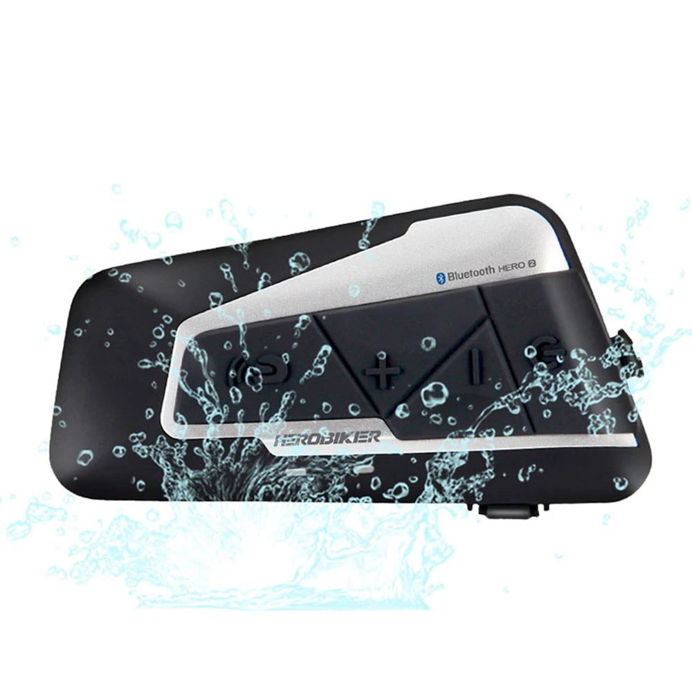 1200 м Bluetooth Interfono Moto interfano Auricolare Impermeabile Senza Fili di Interphone|Наушники для шлемов| |