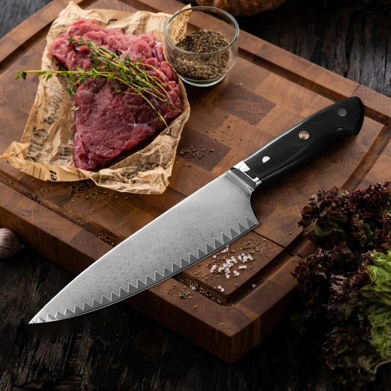 

8 inch Chef Knife 67layer VG10 core damascus steel Steel Knifes Professional Kitchen Knives Cleaver Cook Tool