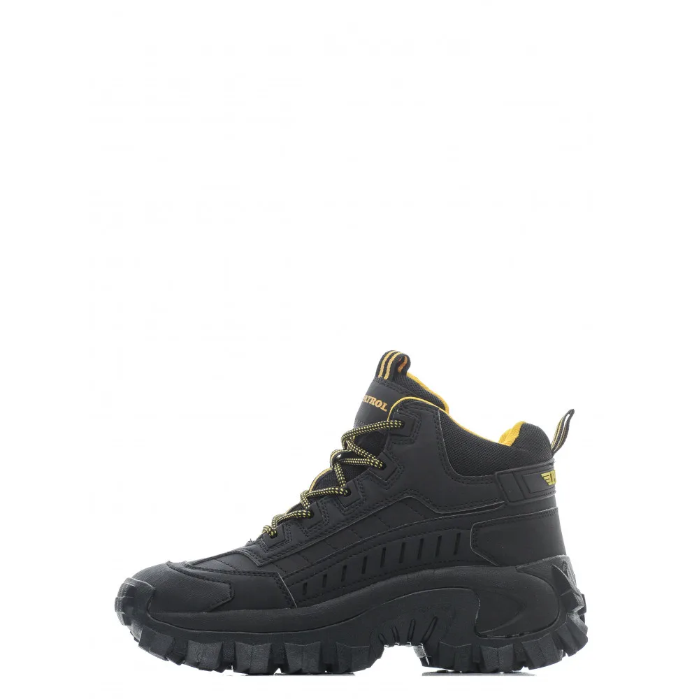 Мужская обувь PATROL ботинки осень зима искусственная кожа цвет черный подкл.