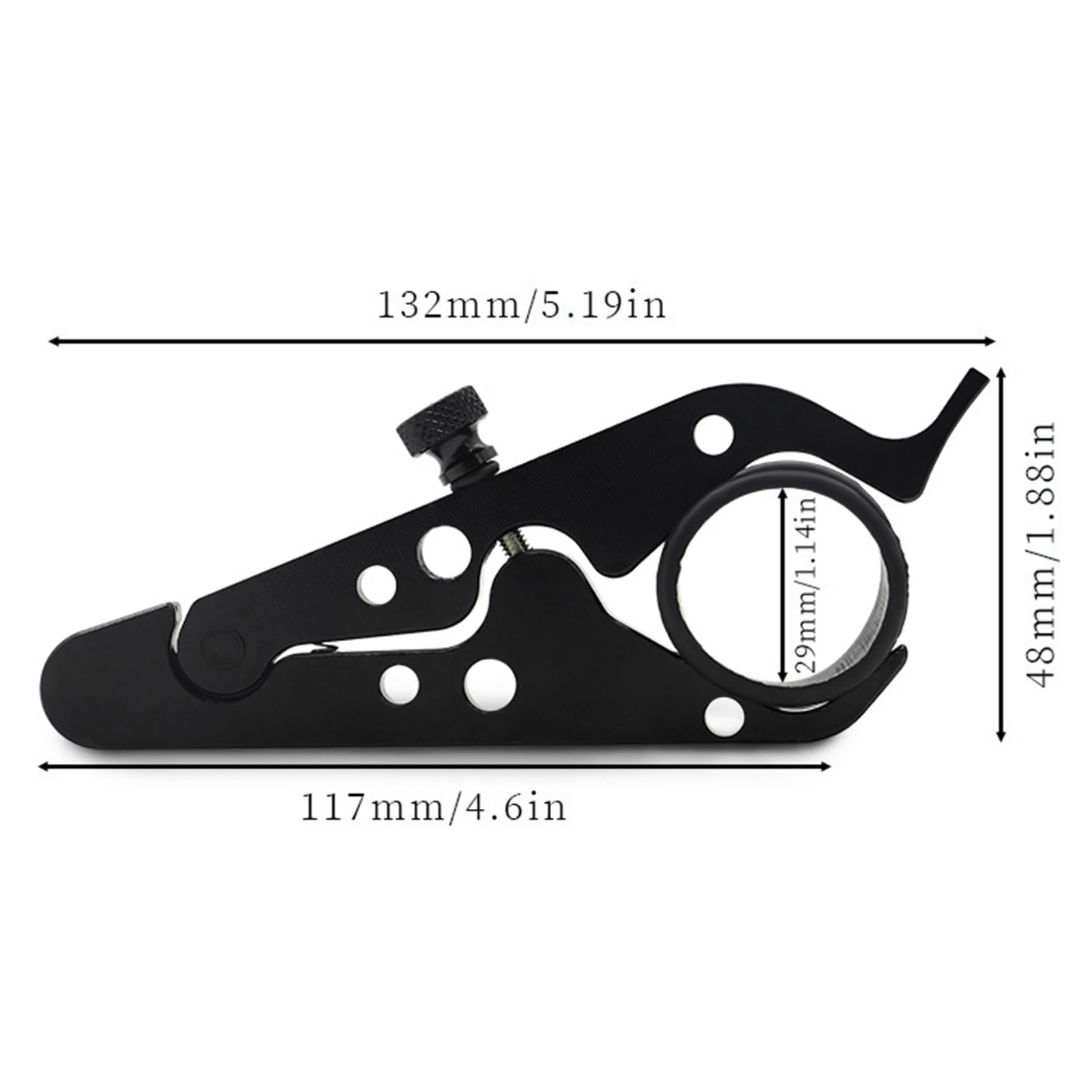 

Universal 1Pcs Aluminum Alloy Motorcycle Cruise Controller Control Throttle Lock Hand Grip Accessories Cruise Control Clamp