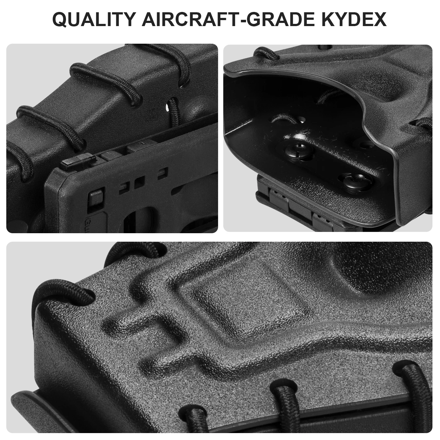 Чехол с откидной крышкой Gun &amp Flower Kydex мешочек наручниками безопасной защелкой |