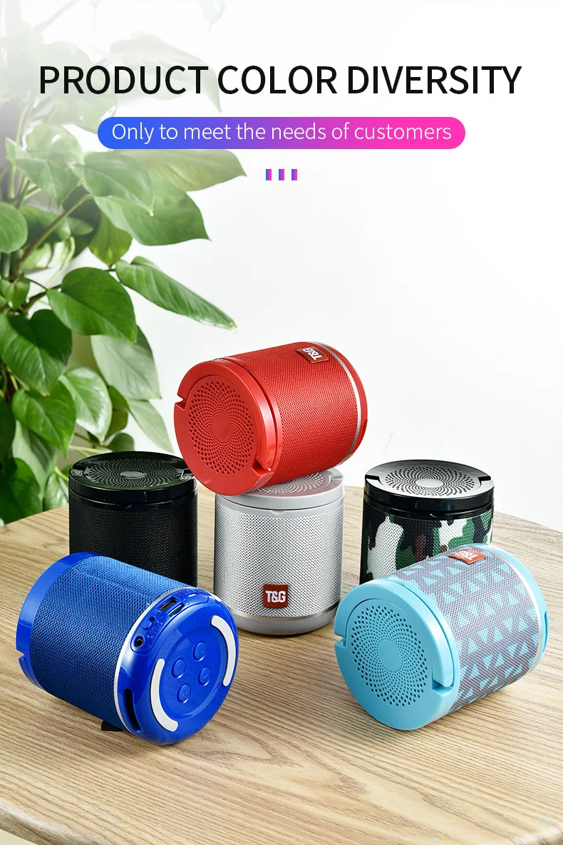TG518 Bluetooth динамик держатель телефона TWS серия FM карта сабвуфер беспроводной открытый портативный маленький Bluetooth динамик