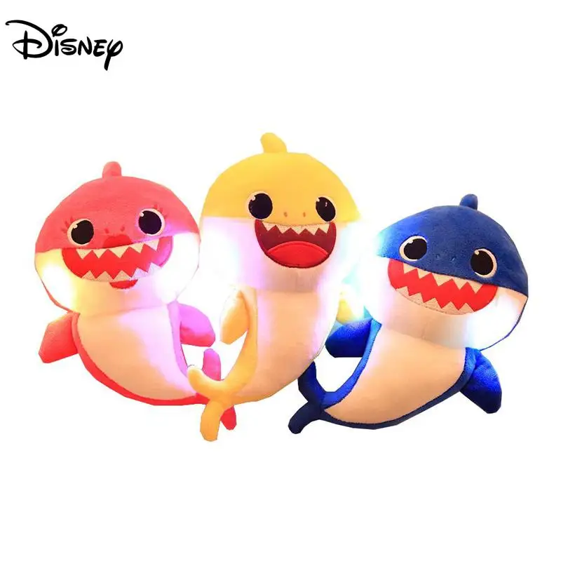 

30CM Disney Plus Baby Sharks Singing Plush Flash Sharks Babe Feel Soft Music Sound Doll Stuffed Plush Baby Toys for Boy Girl Gi