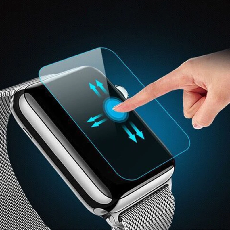 

2021 New 38mm / 42mm Watch Tempered Glass Screen Protector Film for iphone Watch 3