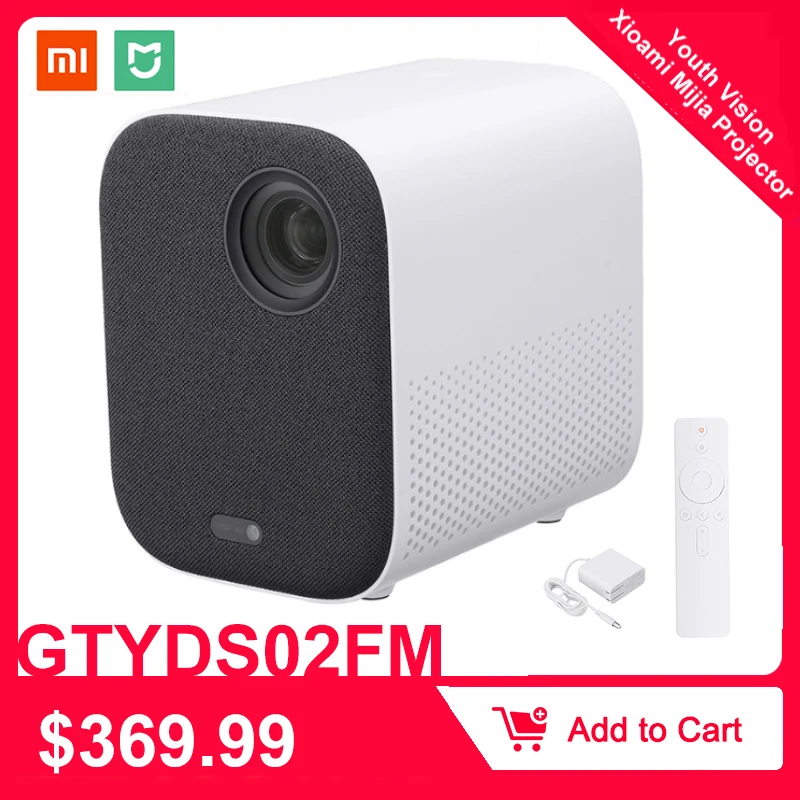Проектор Xiaomi Mijia tv Full HD 1080P 30000 светодиодный DLP Wifi bluetooth Dolby sound медиаплеер для телефона, компьютера, музыки 3D