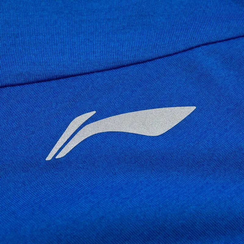 (Break Code) мужские футболки Li-Ning для сухого бега с длинным рукавом дышащие