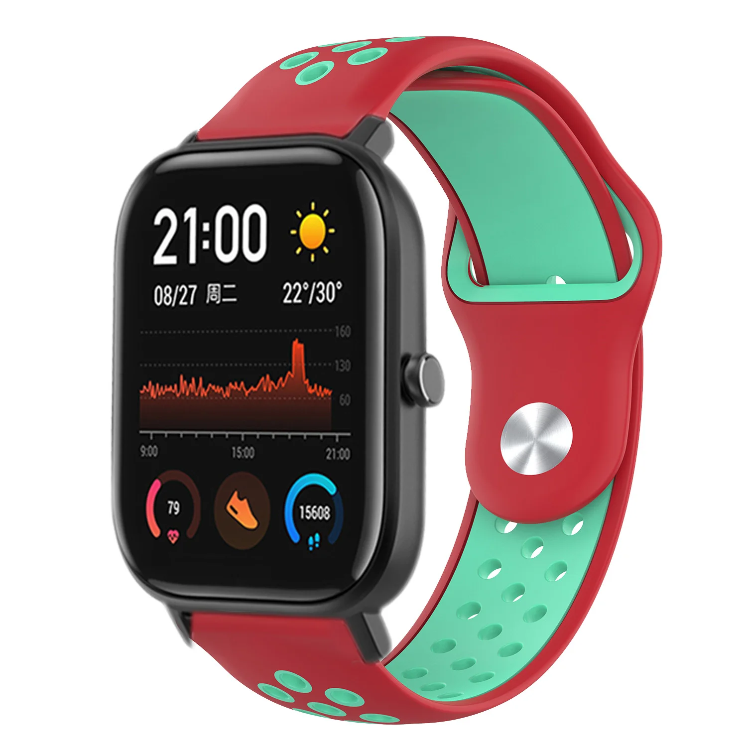 Силиконовый ремешок для Xiaomi Huami AMAZFIT GTS Smart Watch Band 20 мм для Amazfit GTR 42 мм браслеты Correa