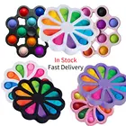 Игрушка-антистресс для пальцев, простой Спиннер с пузырьками, сенсорная игрушка-антистресс