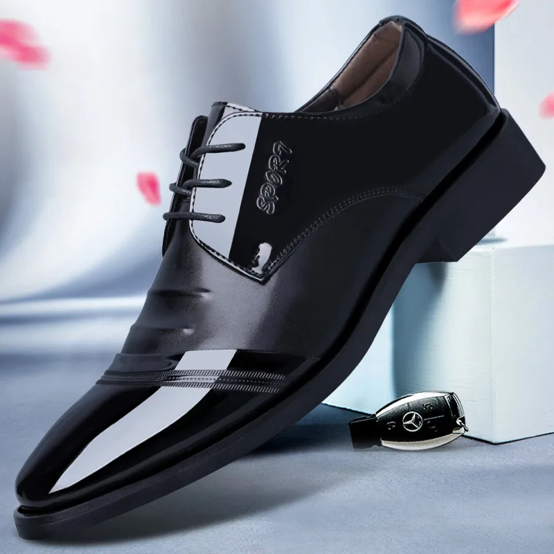 

Luxury Business Oxford Leather Shoes Men Breathable Rubber Formal Dress Shoes Male Office Wedding Flats Footwear Mocassin Homme