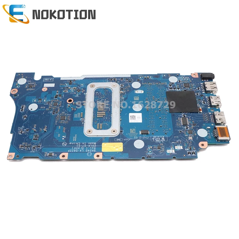 Материнская плата NOKOTION BKD40 материнская для ноутбука Dell Vostro 5468 5568 SR2ZU DDR4 с