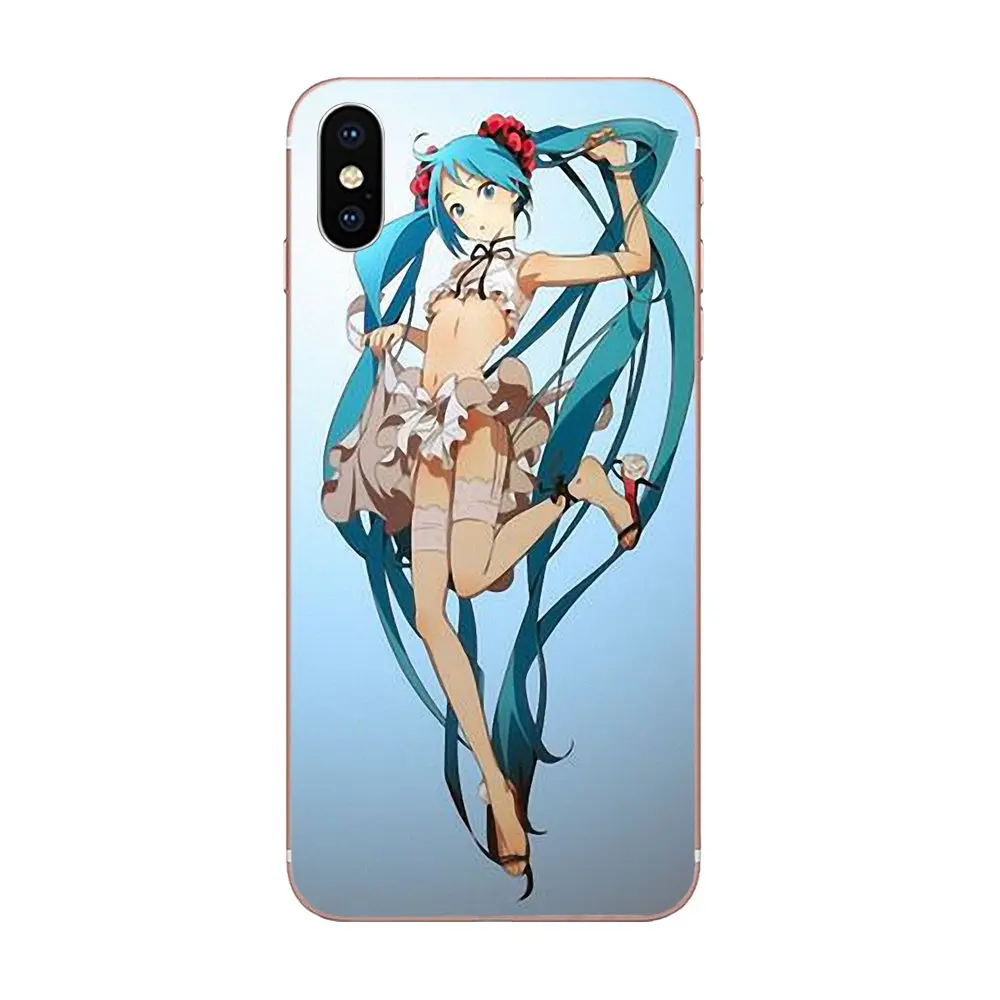 Pretty Hatsune Miku For Huawei Nova 2 V20 Y3II Y5 Y5II Y6 Y6II Y7 Y9 G8 G9 GR3 GR5 GX8 Prime 2018 2019 Rubber Cell Phone Case | Мобильные