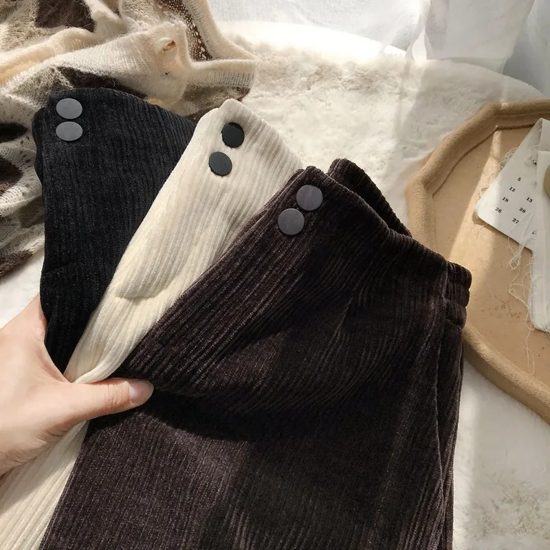 

2021 Spring New Casual Shorts Women's Outer Wear Korean New Double Buckle High Waist Loose Wide Leg Woman Shorts