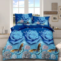 3d bedding sets duvet bedlinen cover set winter bed sheet pillowcase set queen king size bedspread bedlinen