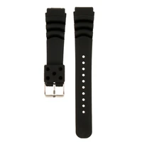 mens quick release soft silicone rubber dive watch band strap 20mm 22mm 24mm