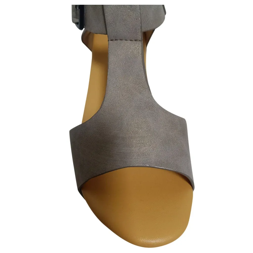 Сандалии SAGACE женские с открытым носком дышащие босоножки на танкетке платформе