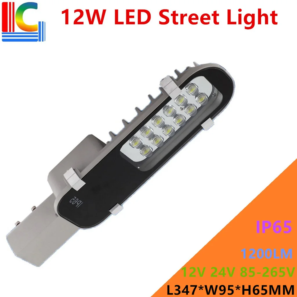 12W LED Street light Solar Compatible 12V 24V Road lamp IP65 Outdoor Waterproof Highway Path Light 110V 220V Garden lighting CE | Лампы и
