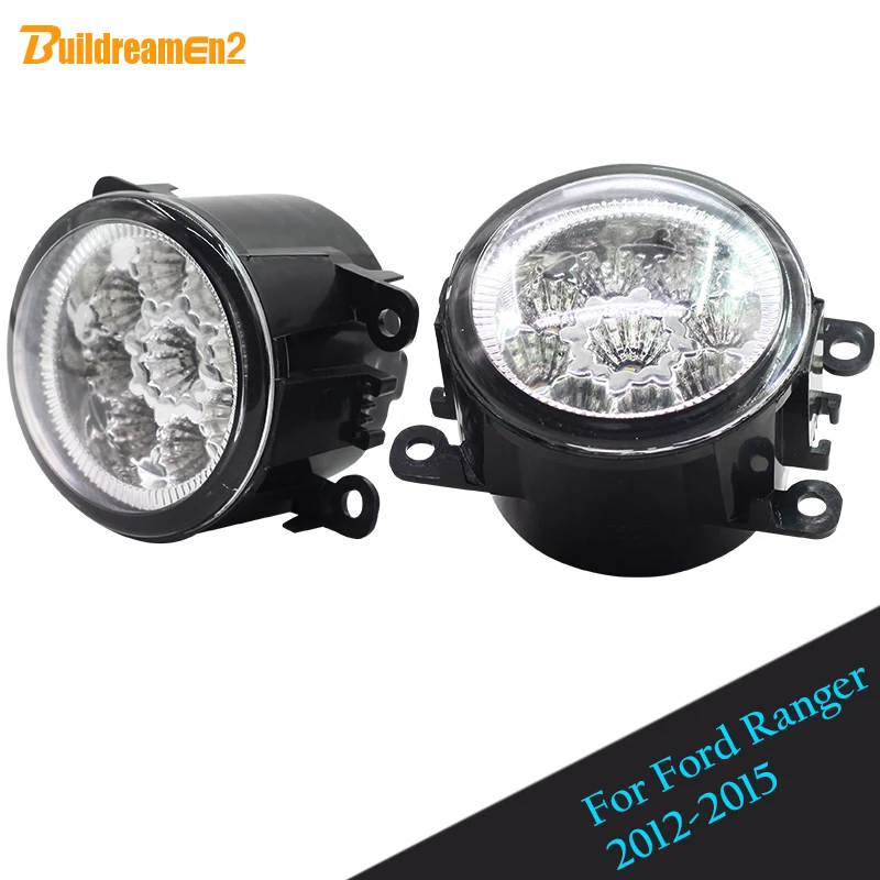 Buildreamen2 для Ford Ranger 2012-2015 H11 H8 Автомобильный светодиодный светильник тумана