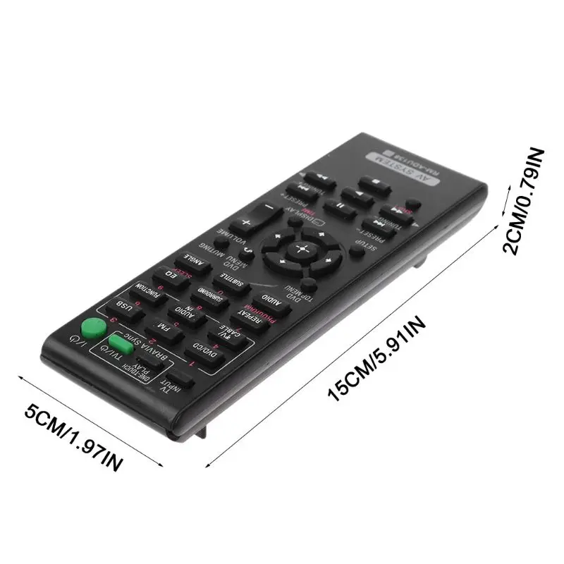 

Remote Control Replace RM-ADU138 Audio Video Receiver for Sony AV Home Theater System DAV-TZ140 HBD-TZ130