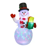 led illuminated inflatable snowman air pump night lamp christmas decoration for home new year party photo props dropshipping38