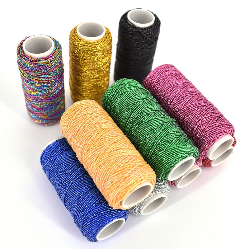 30 метров 0 3 мм спандекс нить шнур швейная машина Вышивка макраме плетеный ремесло