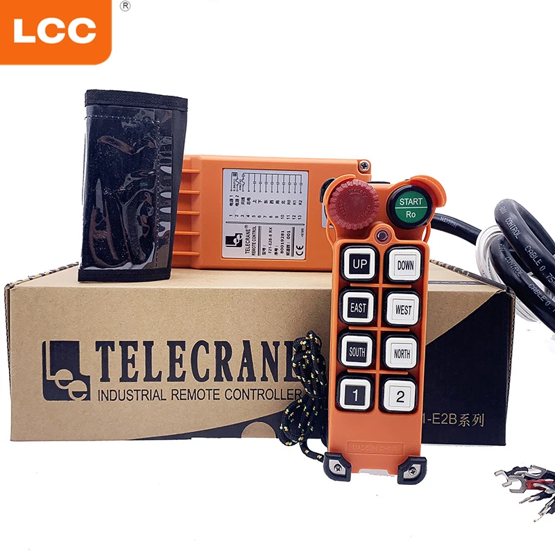 

F21-E2M-8 industrial digital rf wireless remote control switch 8 buttons crane radio remote control