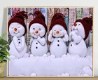 Nabi 5D алмазная живопись Снеговик полный квадрат Искусство Стразы DIY Алмазная вышивка зимний мультфильм ручная работа Рождественский подарок искусство