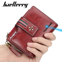 newest luxury ladies wallets and purses bifold small wallet top quality leather card holder wallet for women housekeeper