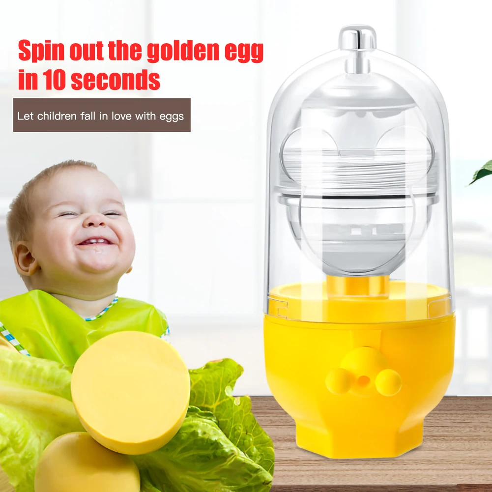 

Eggs Yolk Mixing Whisk Inside Golden Egg Stiring Blend Maker Puller Kitchen Utensils Shaker Multi-cutter Household Slicer Gadget