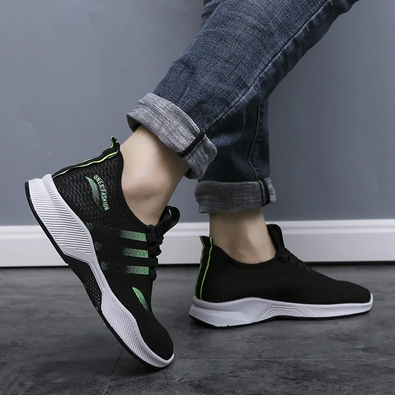 

Mens Shoes Lightweight Vulcanize Shoes Walking Sneakers Fashion Men Sneakers Mesh Casual Shoes Lac-up Mens Shoes