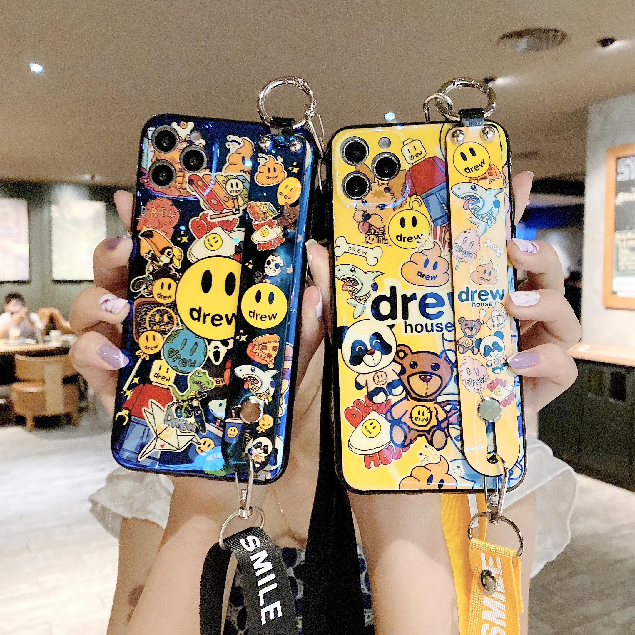 Чехол для телефона с ремешком через плечо iPhone 12 11 pro max 12mini X Xs XR 7 8 6 6s plus Мягкий