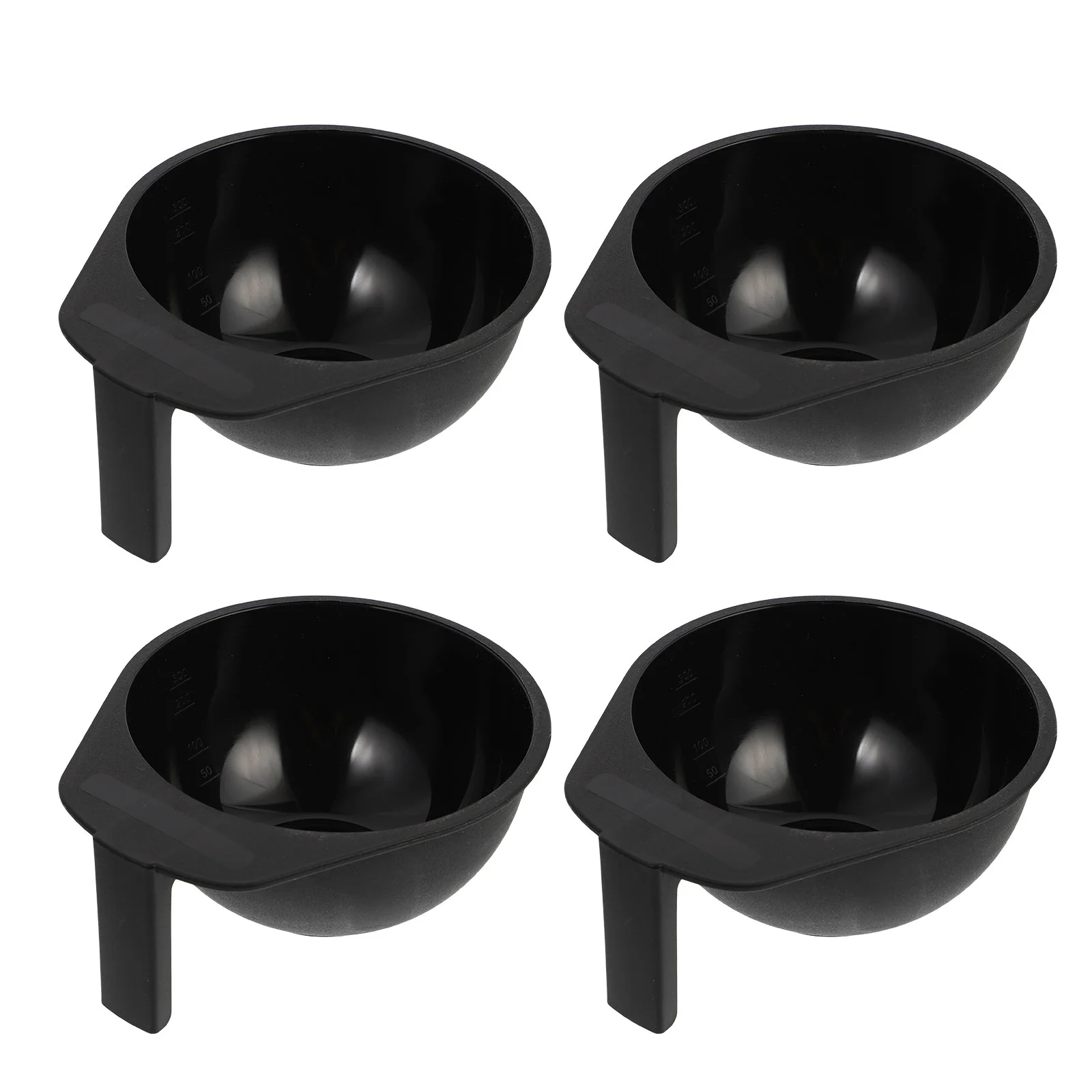 

4PCS Color Mixing Tint Bowl Compact Multi-functional Durable Hair Color Bowl