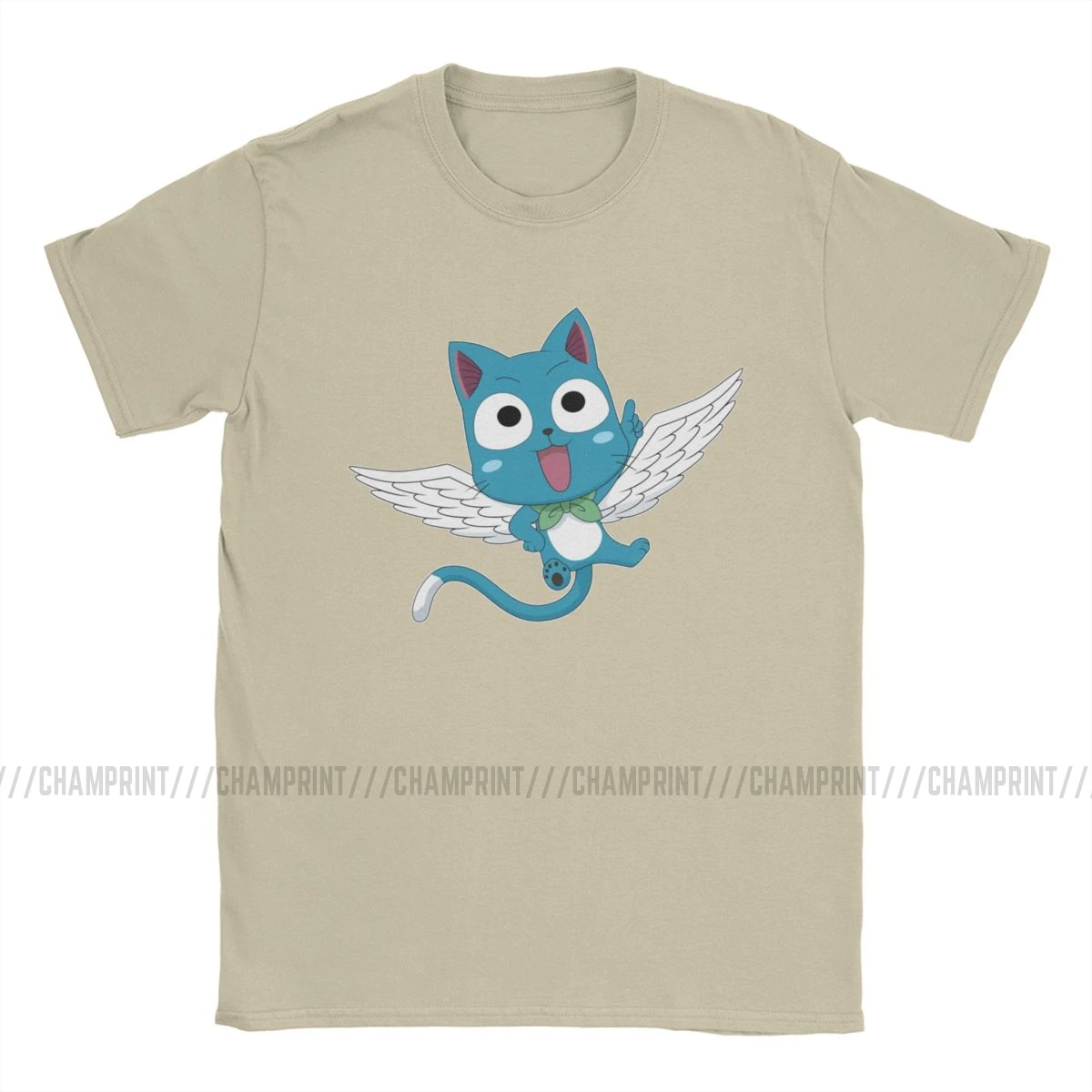 Мужские футболки с надписью Happy Fairy Tail винтажная хлопковая футболка короткими