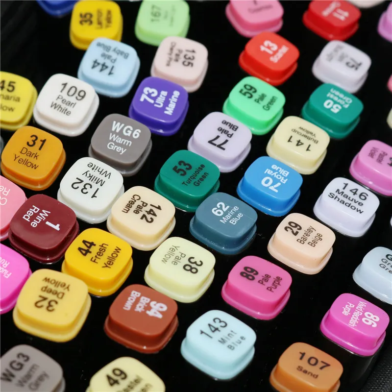 Маркеры для рисования 80/60/40/30 цветов | Канцтовары офиса и дома