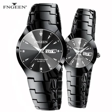 2023 Luxury Brand FNGEEN Women Watches Men Watch Fashion Steel Wristwatch Gift for Couple Watches for Lovers Relogio Feminino