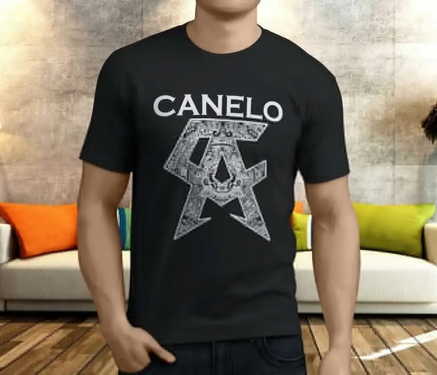 

New Canelo Saul Alvarez New Boxinger Mexican Men'S Black T Shirt Size S 3Xl Fashion T Shirt Men Clothing 032738