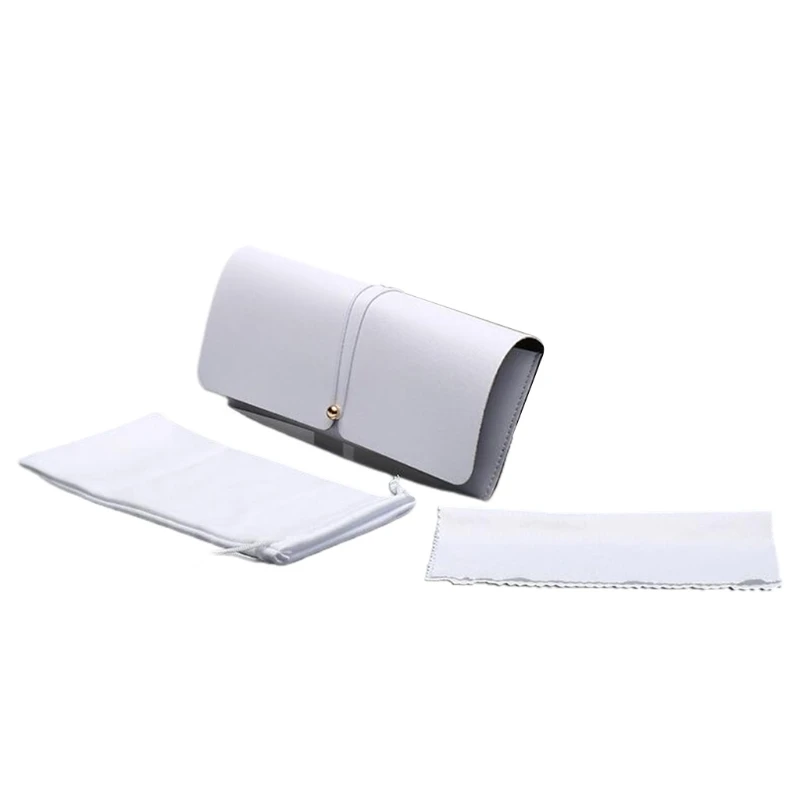 Из искусственной кожи очки чехол Чехол с веревкой Пряжка коробка для хранения