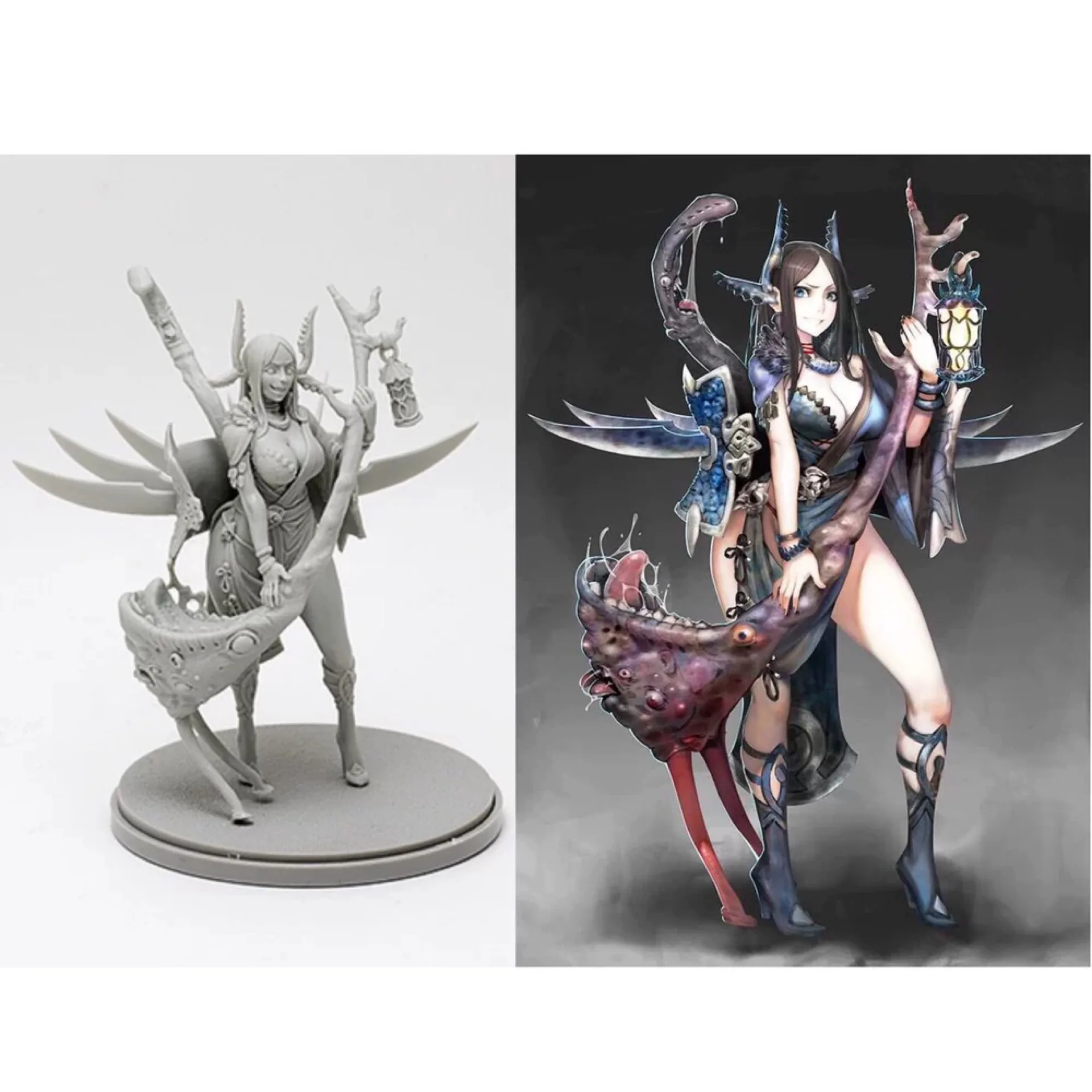 

50mm Resin Model Figure GK，Unassembled and unpainted kit