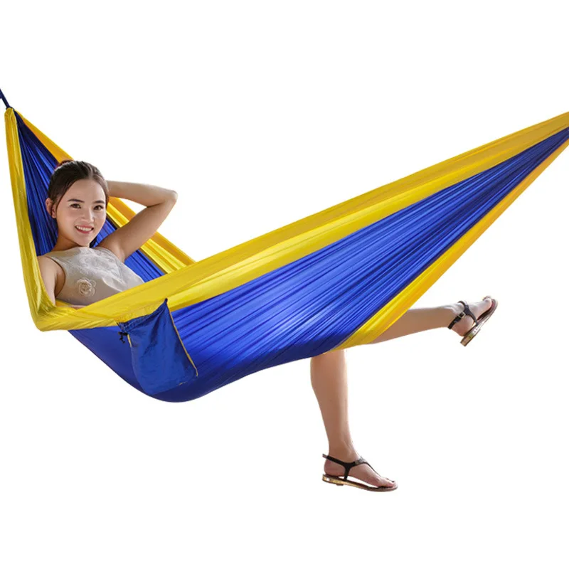 Vente Hamac De Plage Mince, Respirant, Chaise Simple Suspendue, Lit-balançoire Portable, équipement De Camping En Plein Air, 260x80cm