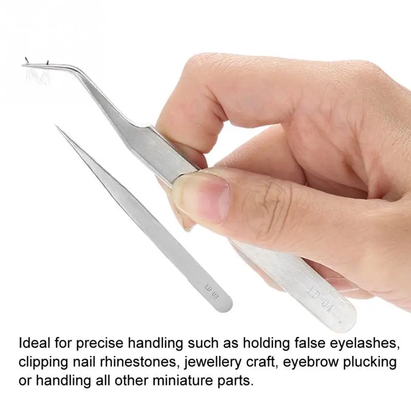 Пинцет из нержавеющей стали для наращивания ресниц щипцы инструмент сбора