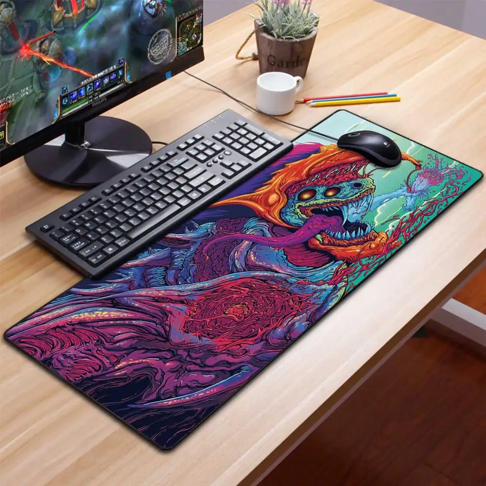 

Extra Large Mouse Pad Big Computer Gaming Mousepad Anti-slip Natural Rubber with Locking Edge Gaming Mouse Mat