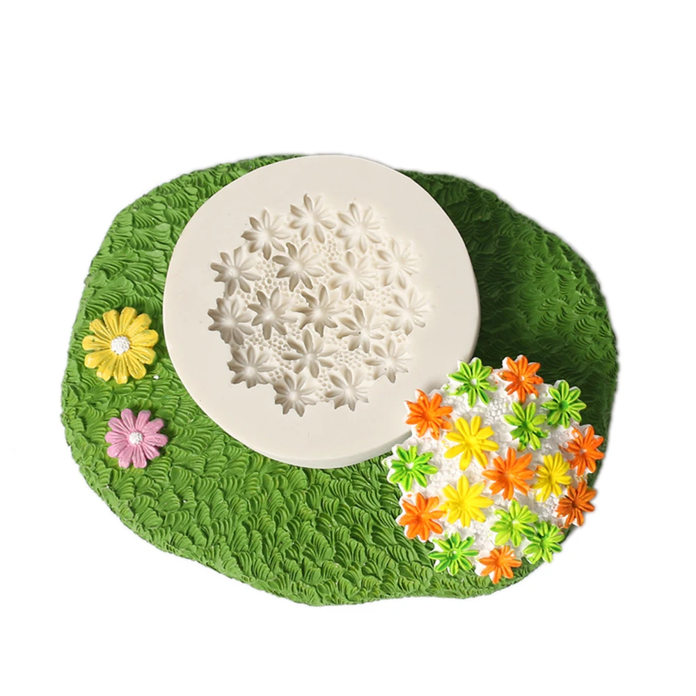 1 шт. в форме цветка силиконовая форма для кексов топперы шоколадные помадки