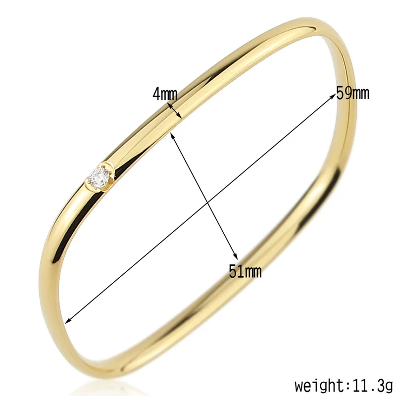 Браслет с замком Женский Ювелирное Украшение из титановой стали окружностью