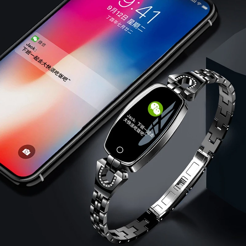 B78 женские Смарт-часы измеритель пульса Шаг Фитнес цвет Sn водонепроницаемый