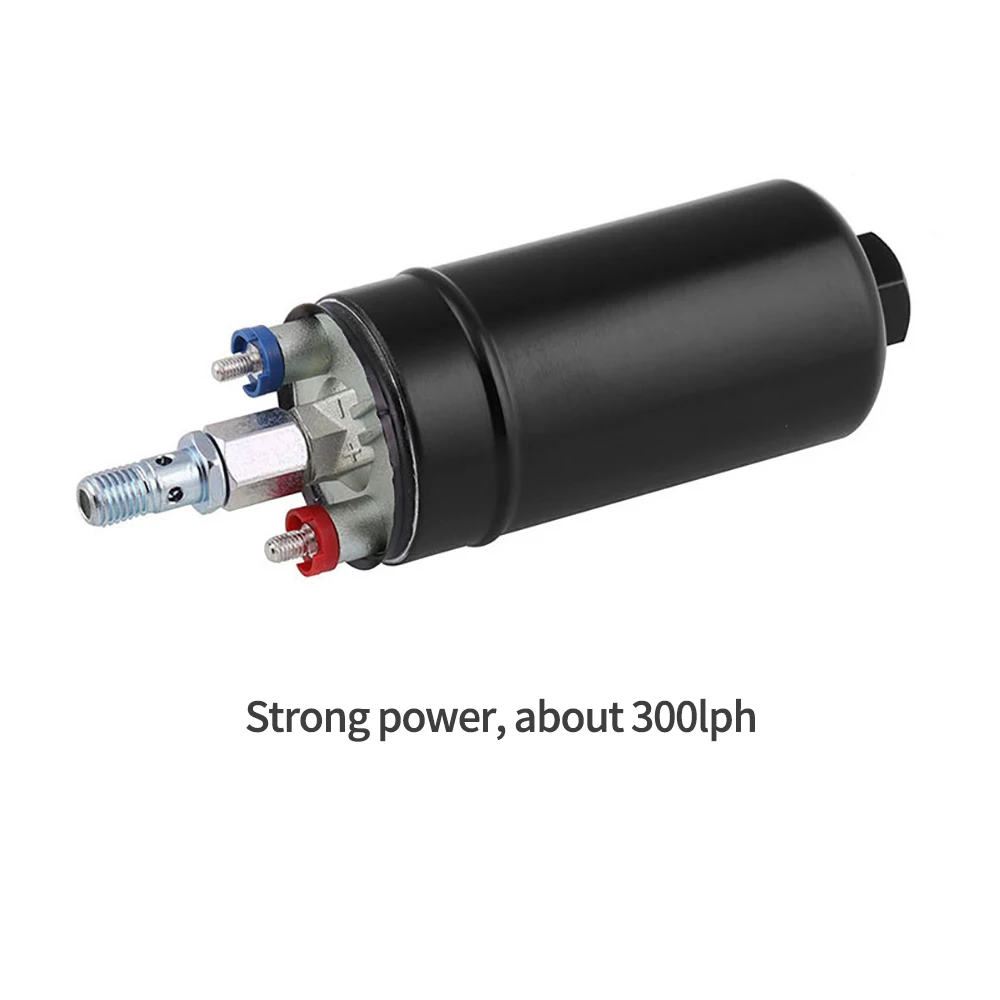 

High performance External Fuel Pump 300lph 45 Psi Durable External Inline High Pressure Pump For Car Refit Motorcycle Accessory
