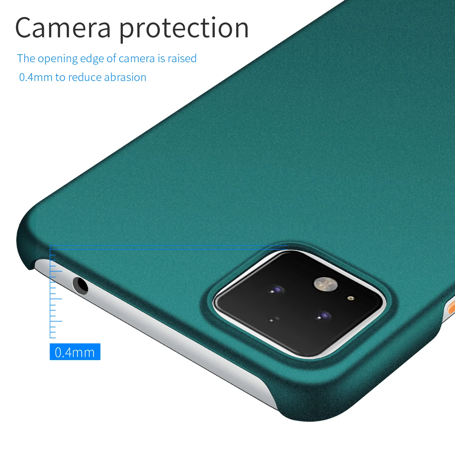 Чехол для Google Pixel 4/Google Pixel 4 XL, ультратонкая Минималистичная тонкая защитная задняя крышка-чехол для телефона для Google Pixel 4
