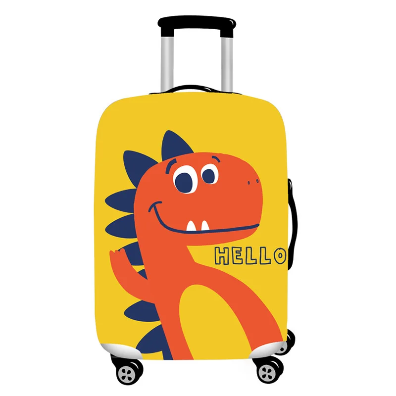 S Luggage cover Эластичные Защитные чехлы для багажа с животным узором, Чехол для багажа, подходит для 18-32 дюймов, пылезащитный чехол для чемодана, аксессуары для путешествий - Цвет: S Luggage cover