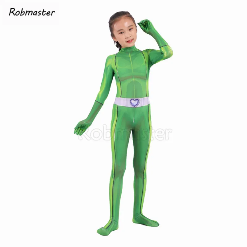 Детский костюм для косплея аниме полностью спайз боди Зентаи с принтом клевера